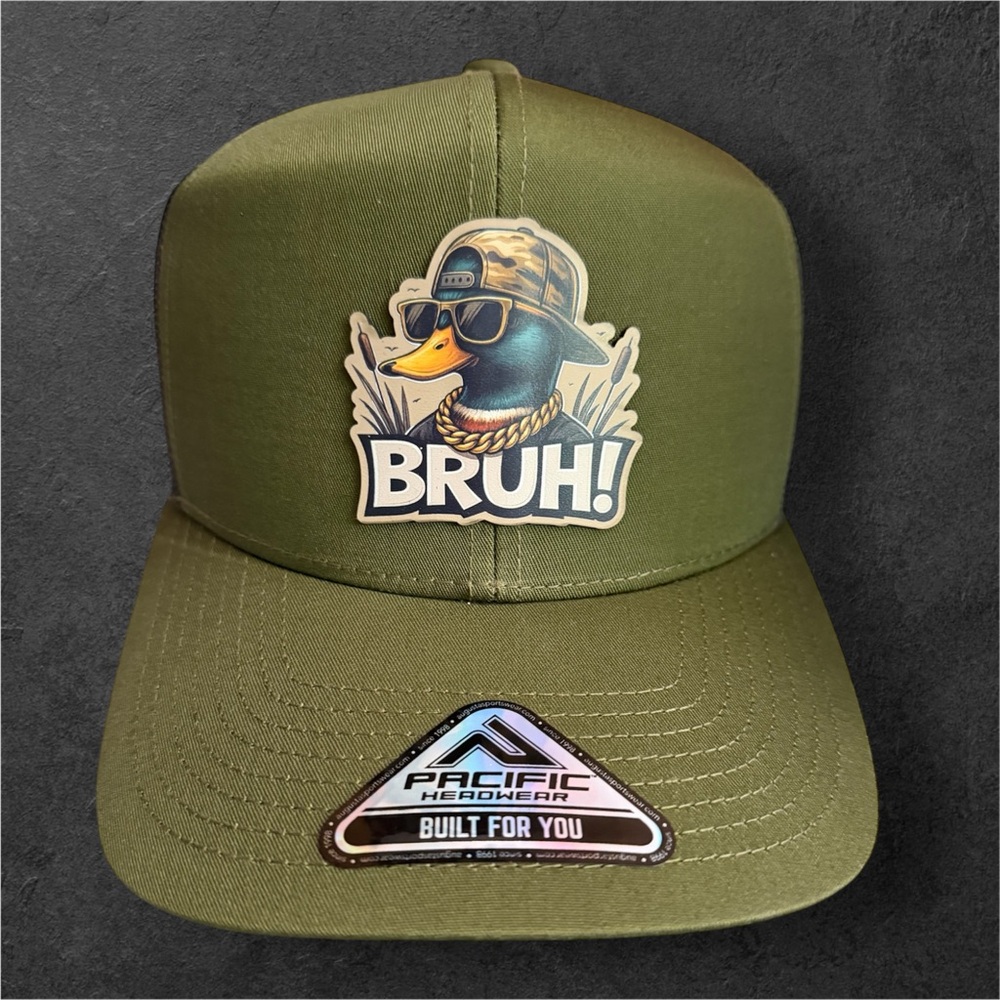 BG Patch & Brim BRUH Duck Patch Hat | Funny Meme Snapback